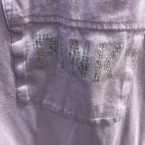 Lavender top in the brand PINK